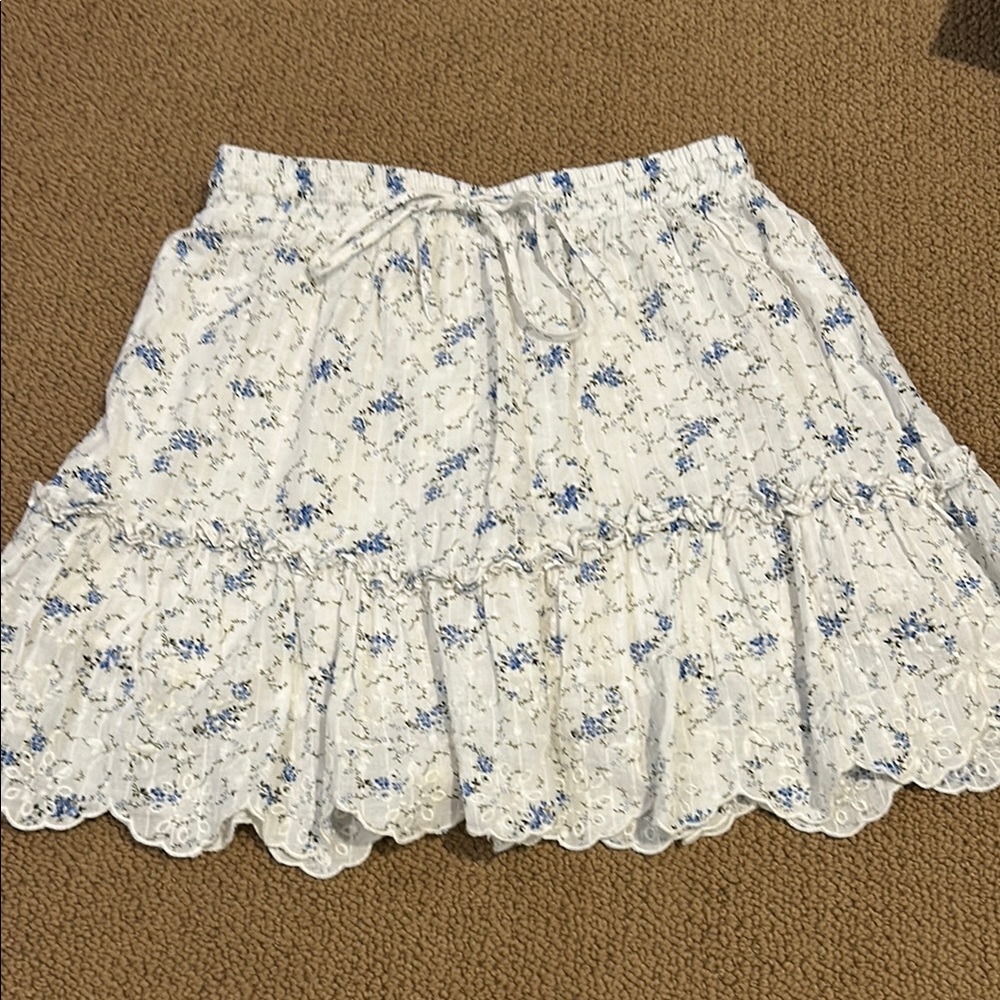 Floral Mini Skirt
